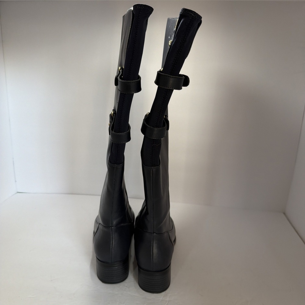 isaac mizrahi live boots Angela 8W Black Riding Boots - Picture 6 of 9
